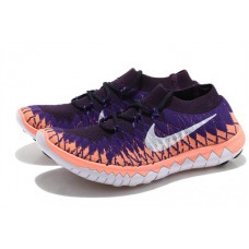 Nike Free 3.0 Flyknit розовые с фиолетовым